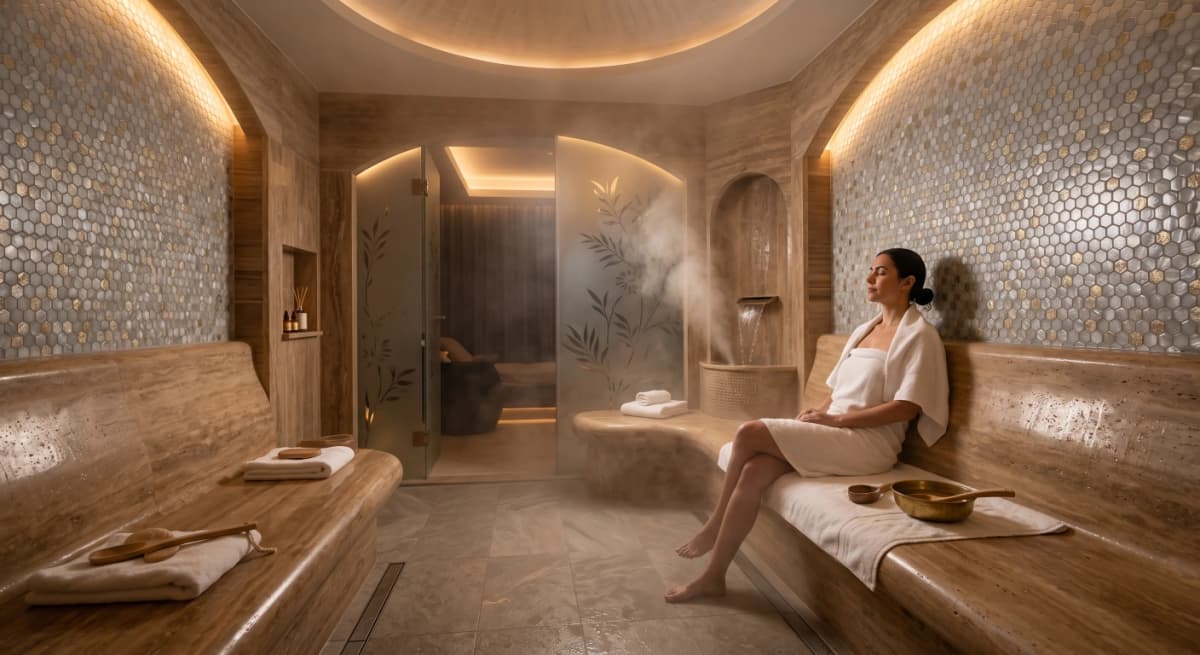Steam rooms for spas, gyms and residences